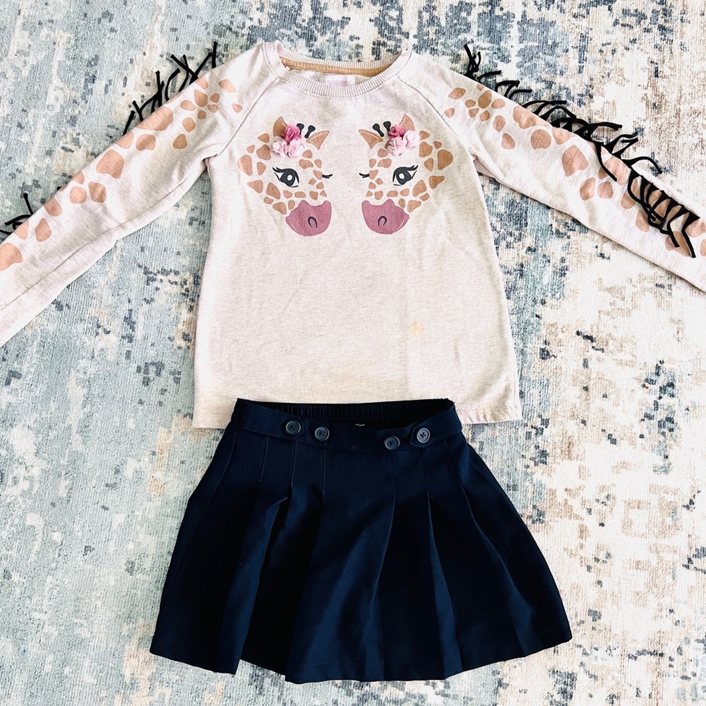 Cute top with skirt
